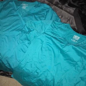 Two scrub tops